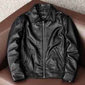 100% genuine leather coat