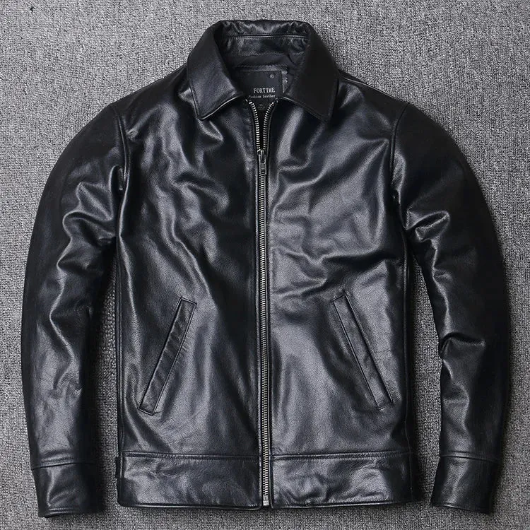 100% genuine leather coat