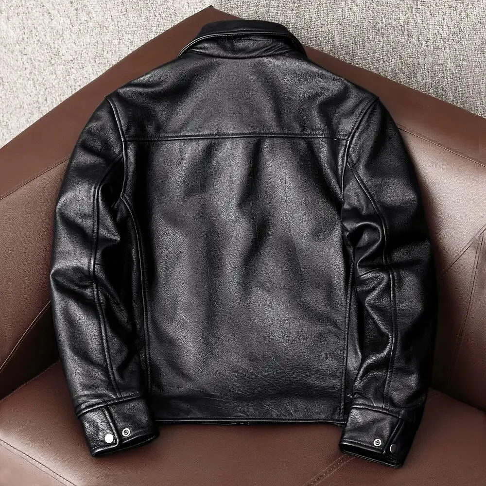 100% genuine leather coat