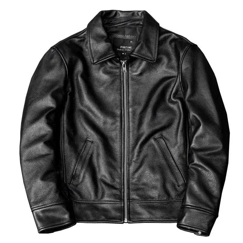 100% genuine leather coat