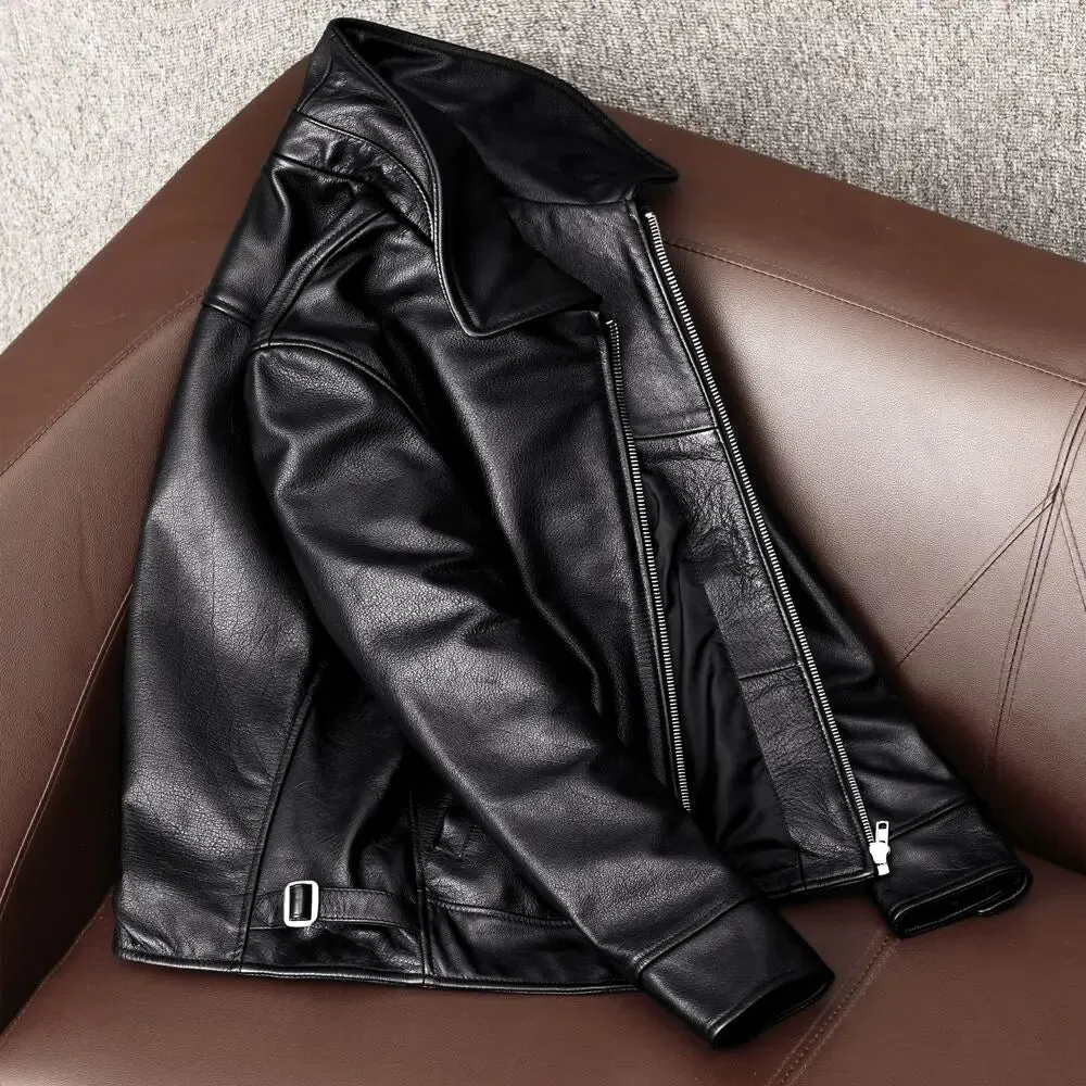 100% genuine leather coat