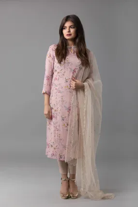 Chiffon Printed Kurta