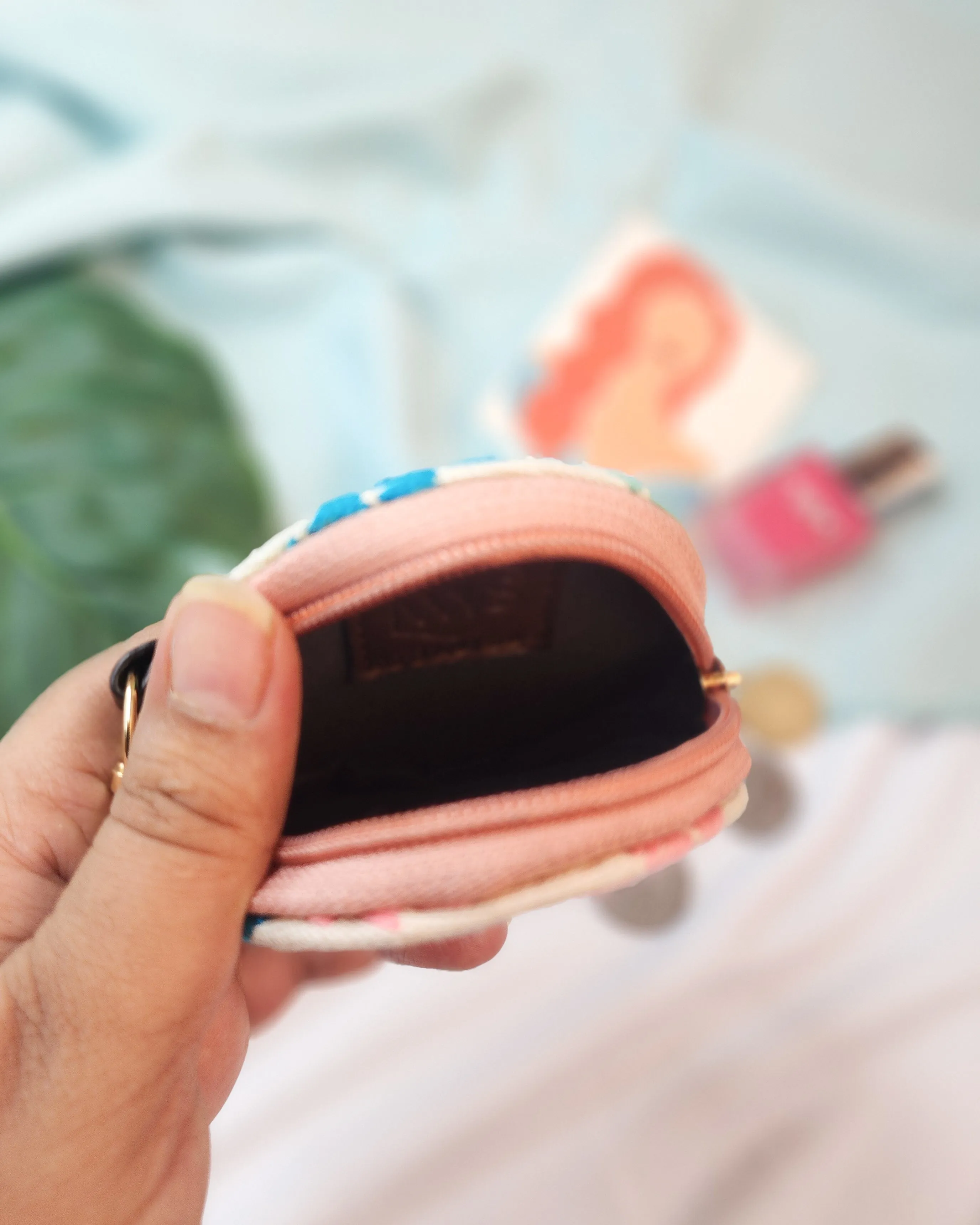 Citrus Drama Coin Pouch
