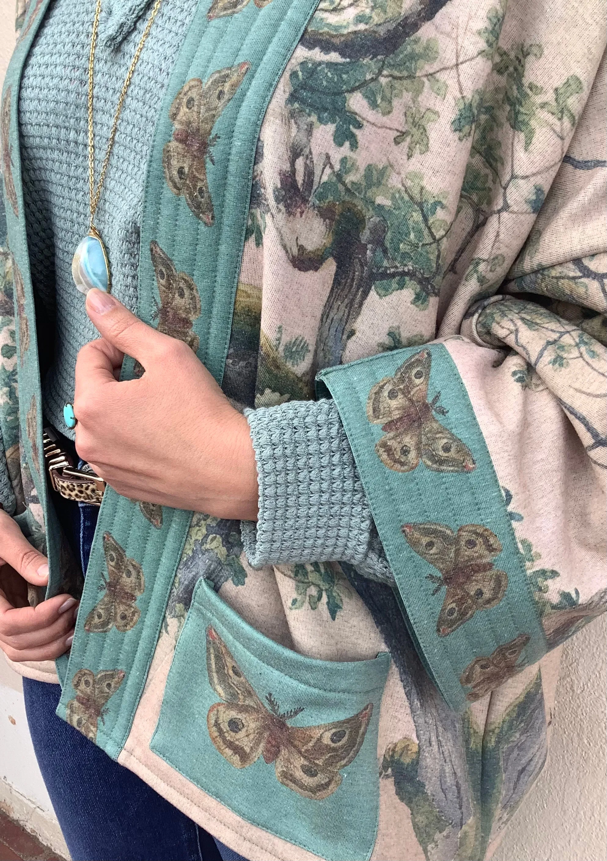 Luna Moth Kimono