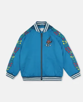 Music Notes Bomber Jacket
