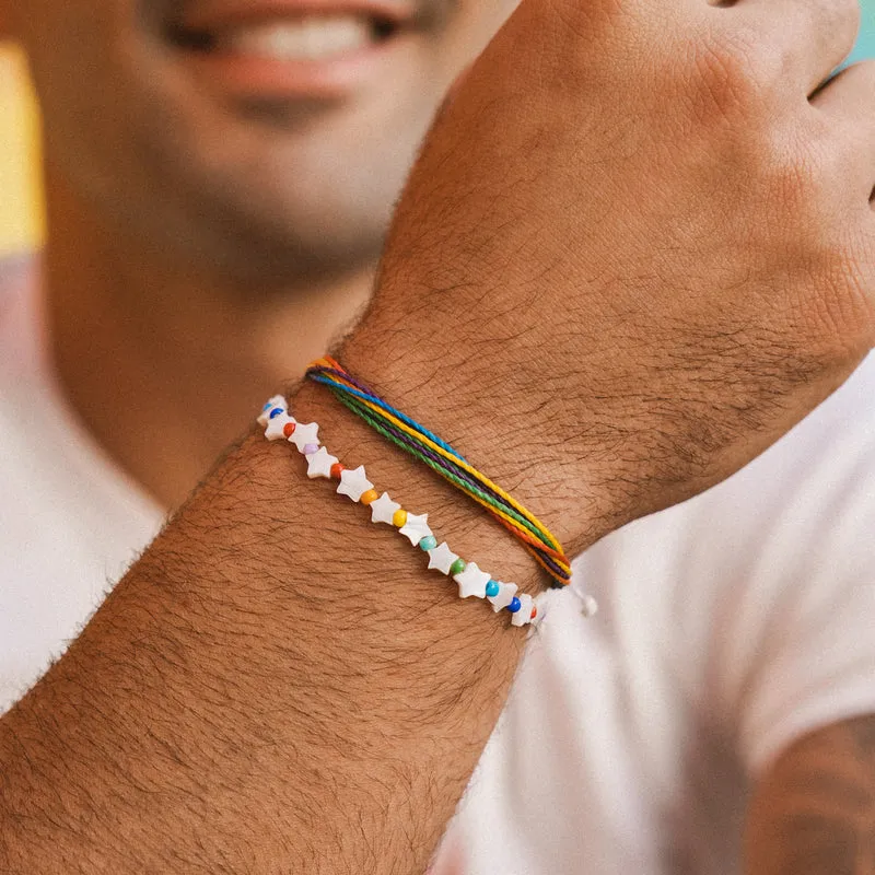 PURA VIDA SERENA STAR BEAD STRETCH BRACELET