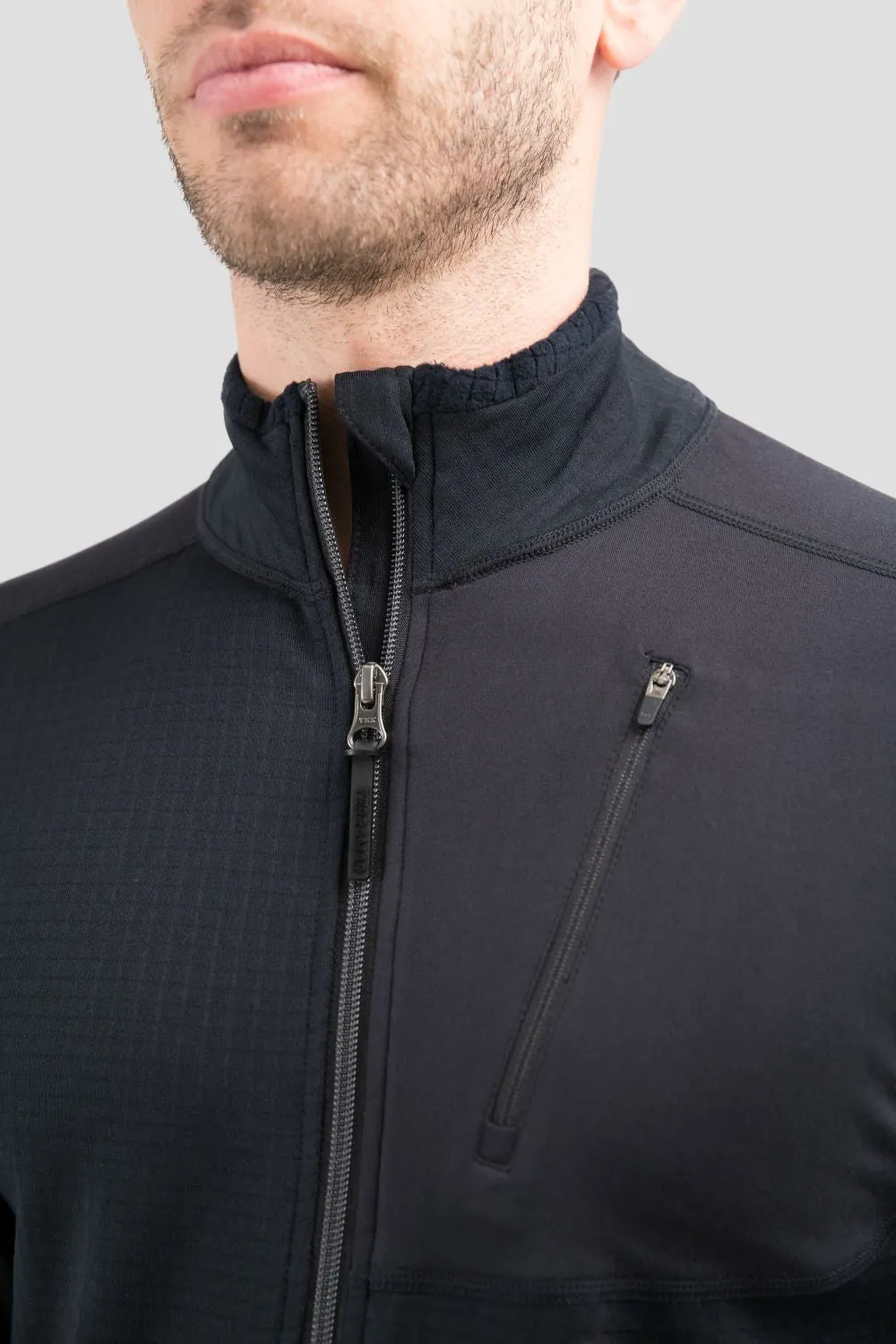'Terramar' Men's 3.0 Ecolator® Performance Half Zip - Black