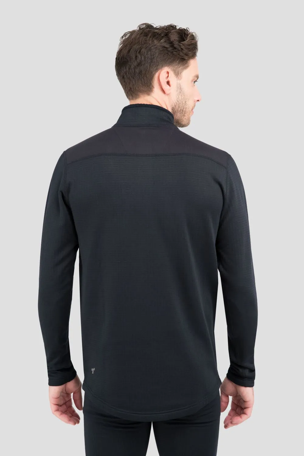 'Terramar' Men's 3.0 Ecolator® Performance Half Zip - Black