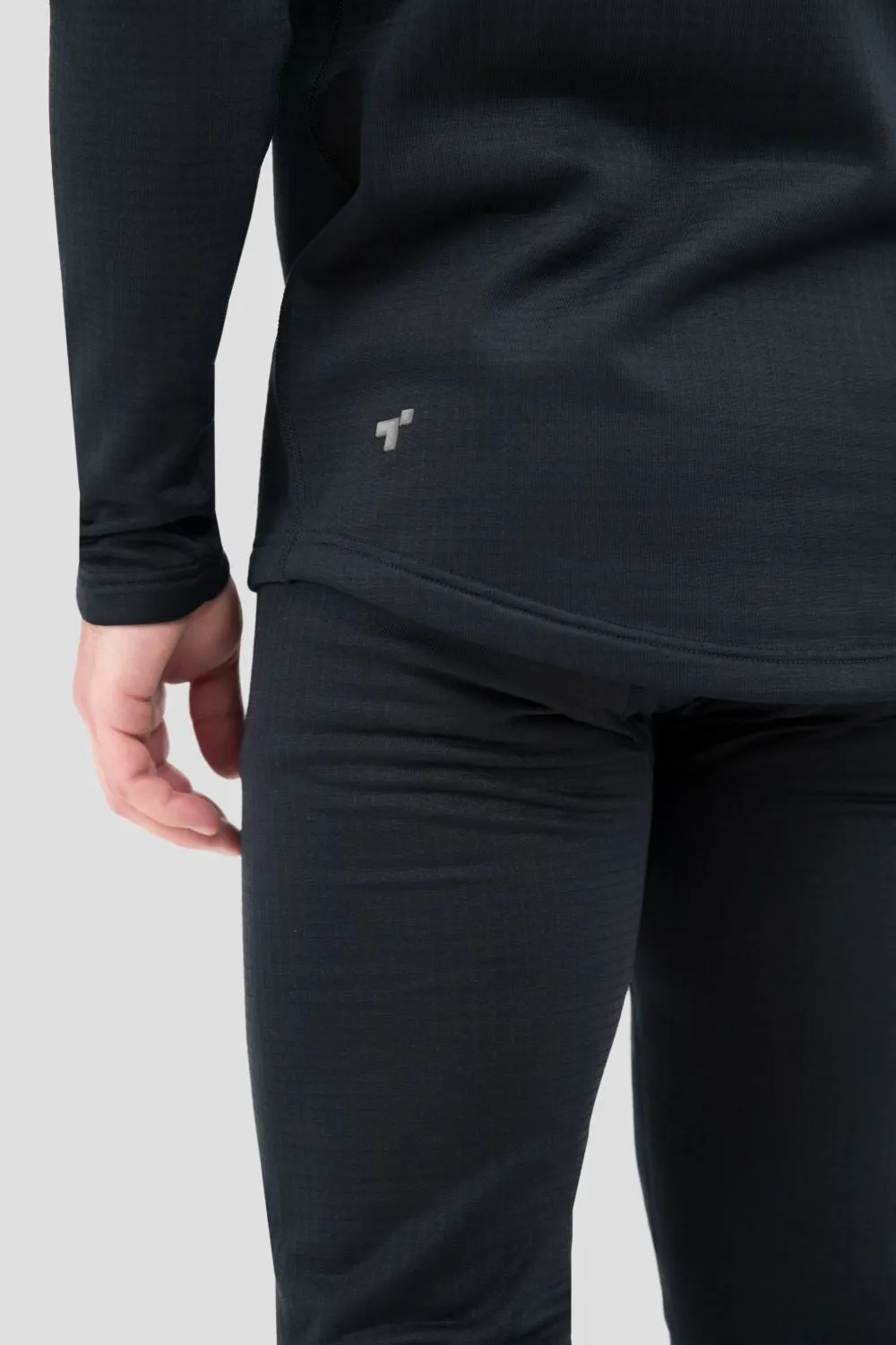 'Terramar' Men's 3.0 Ecolator® Performance Half Zip - Black